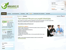 Tablet Screenshot of minuarve.ee